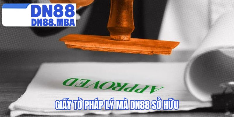 Giấy tờ pháp lý mà DN88 sở hữu