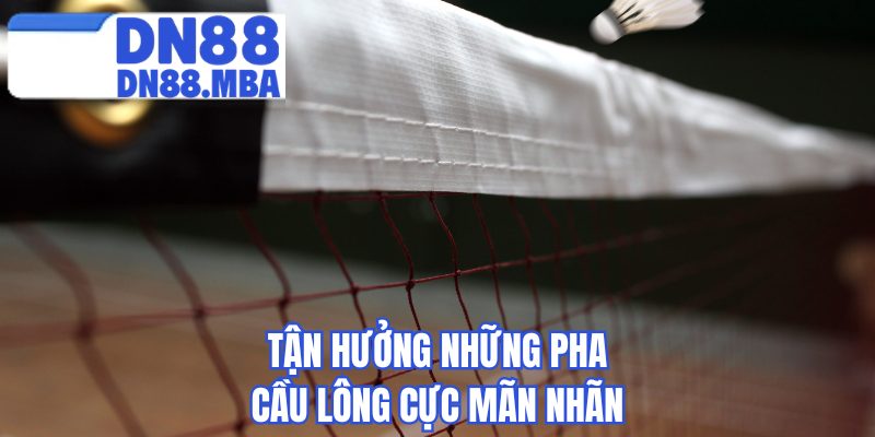 Tận hưởng những pha cầu lông cực mãn nhãn